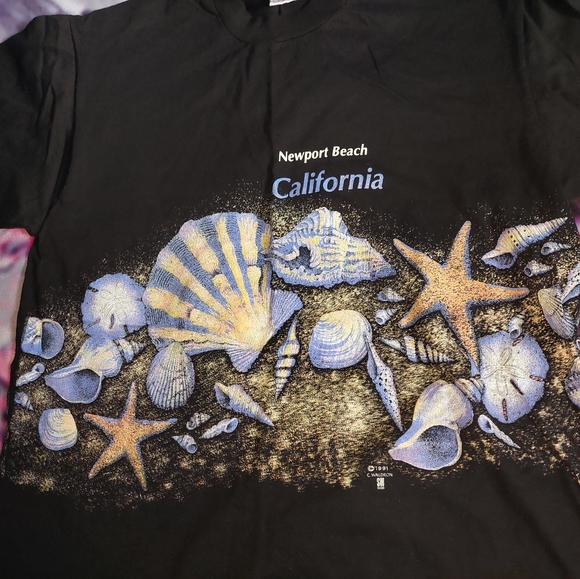 Newport California Single Stitch Vintage T-shirt - Picture 3 of 5
